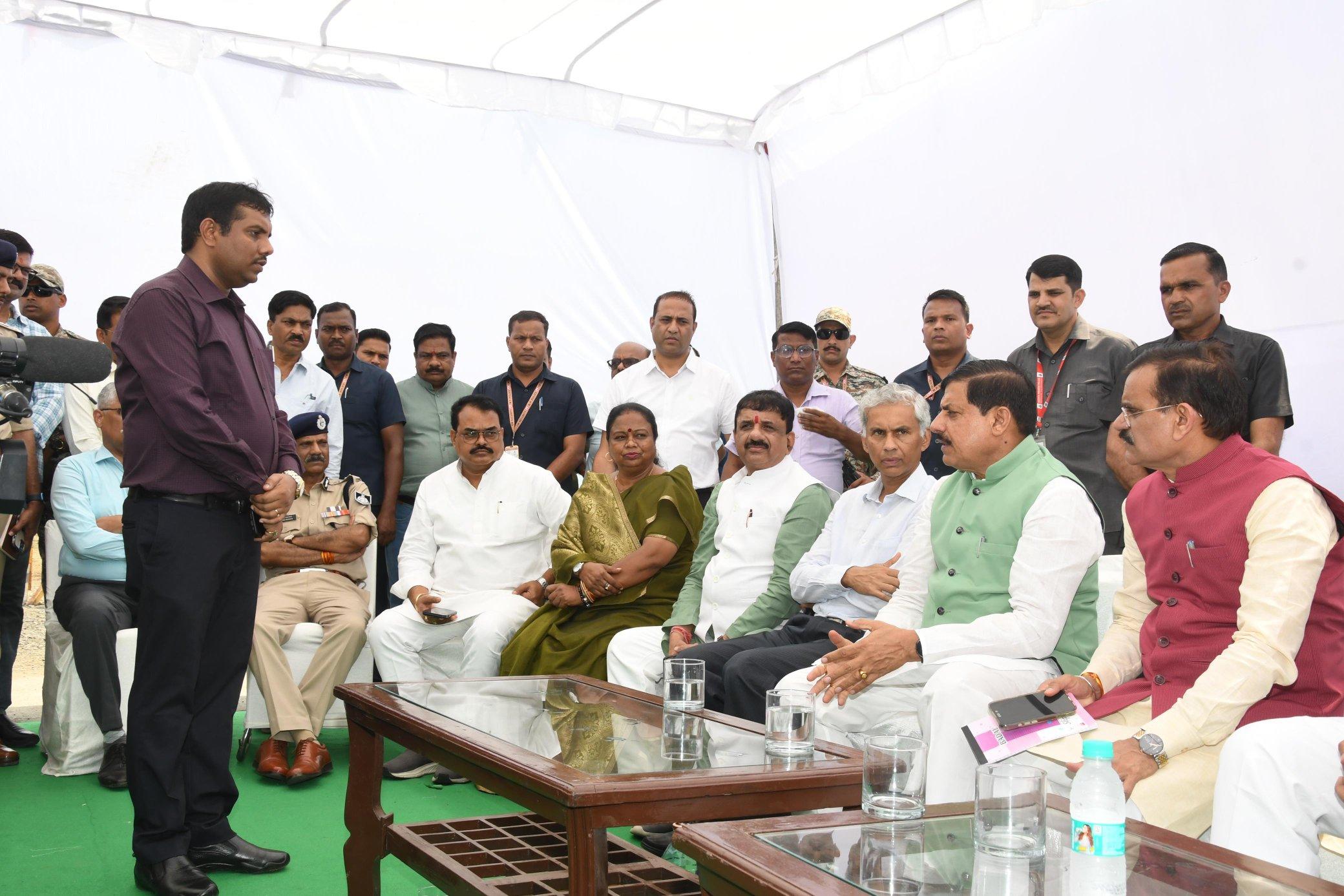 MP CM inspects venue for PM Modi’s programme in Bhopal on May 31
