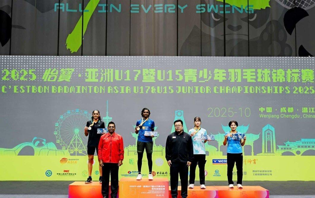 Badminton Asia U17 & U15 C’ships: Shaina, Diksha clinch gold as India finish with best medal haul