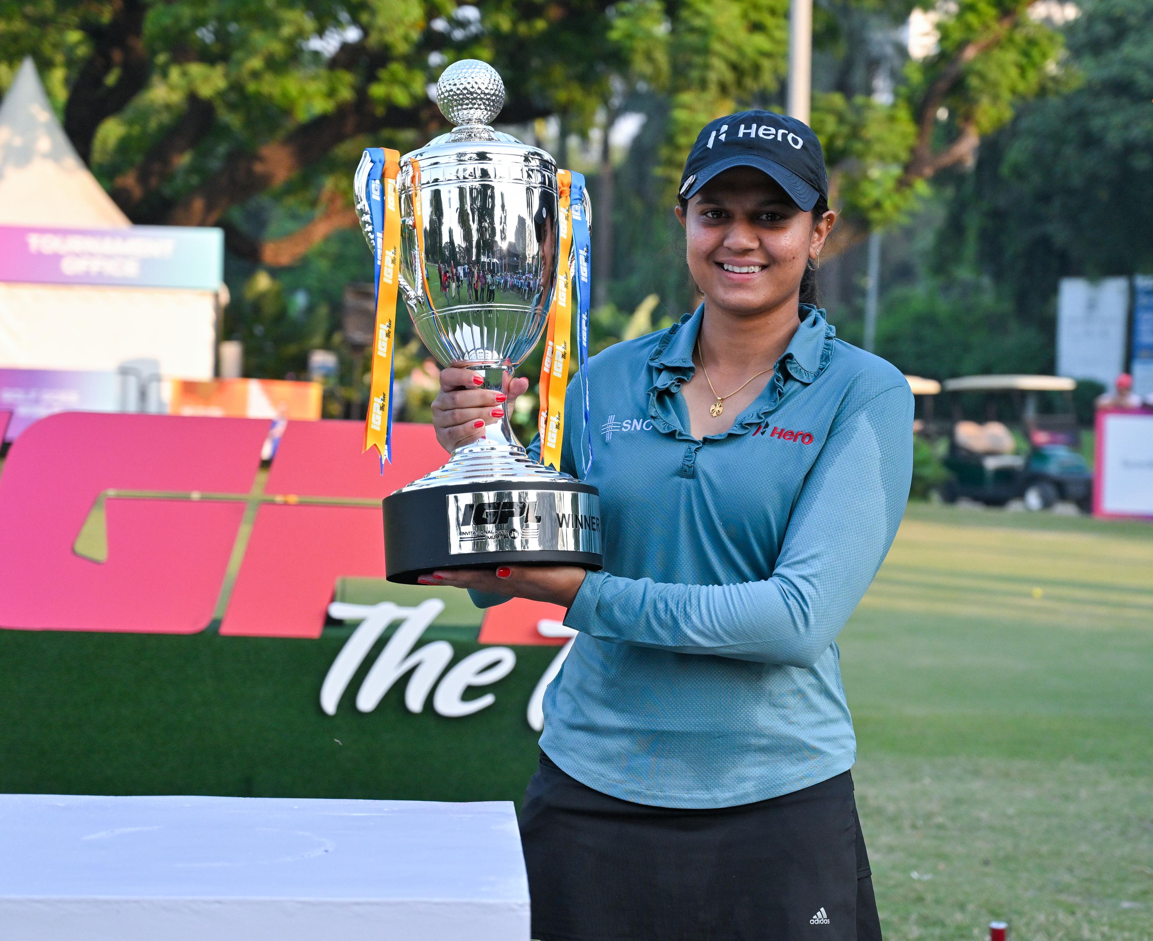 Pranavi’s win against men at IGPL Mumbai wows Indian golf fraternity
