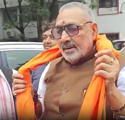 Giriraj Singh slams Rahul Gandhi, Tejashwi Yadav over Bihar Bandh on voter list revision