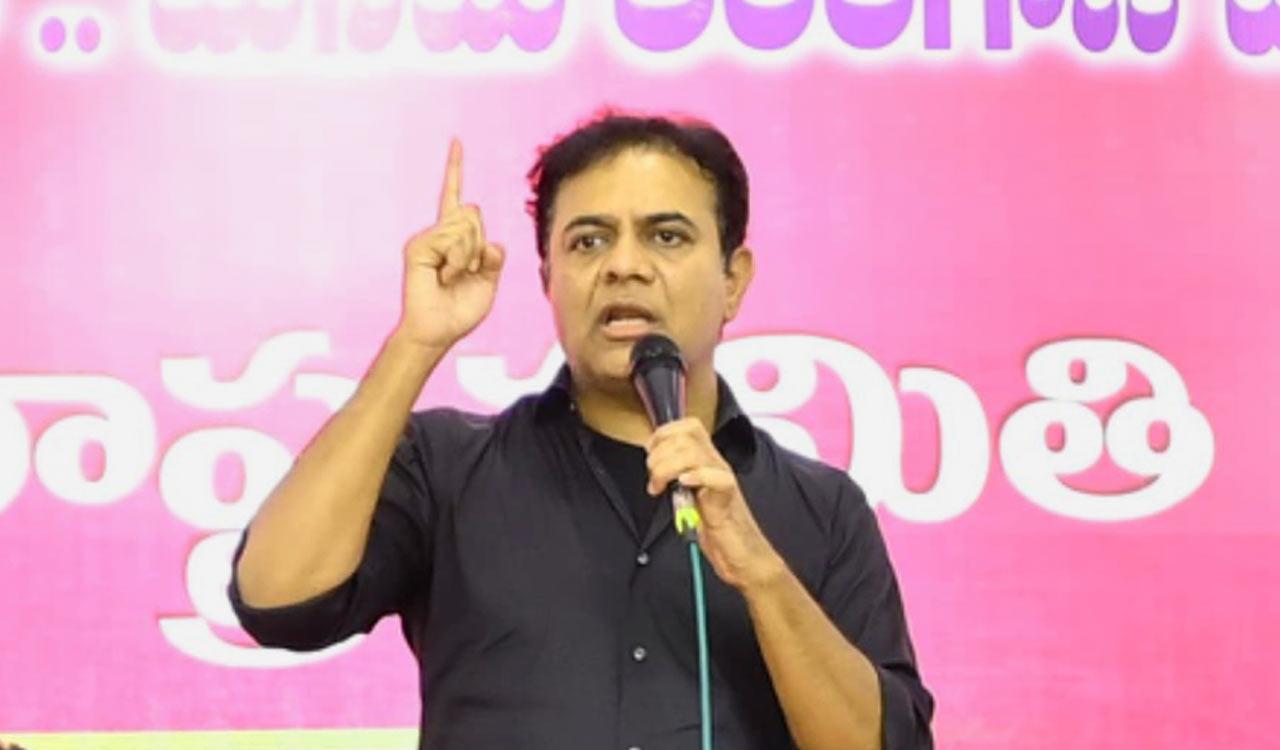 KTR slams Congress for betraying Telangana farmers