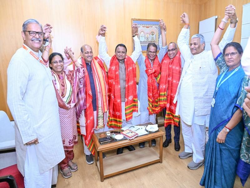 BJP-backed candidates win Rajya Sabha polls in Odisha; CM Majhi hails PM Modi