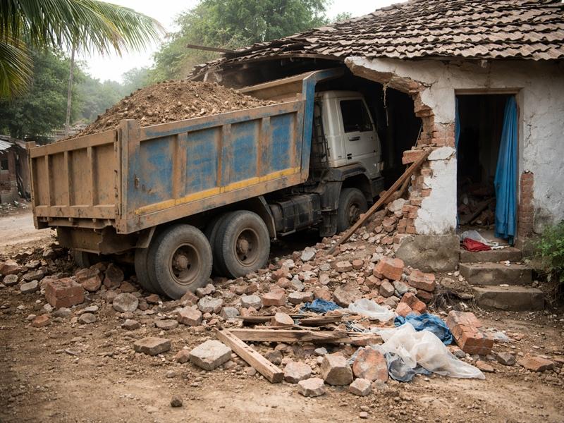 Truck crashes into house in MP; one dead, four hurt