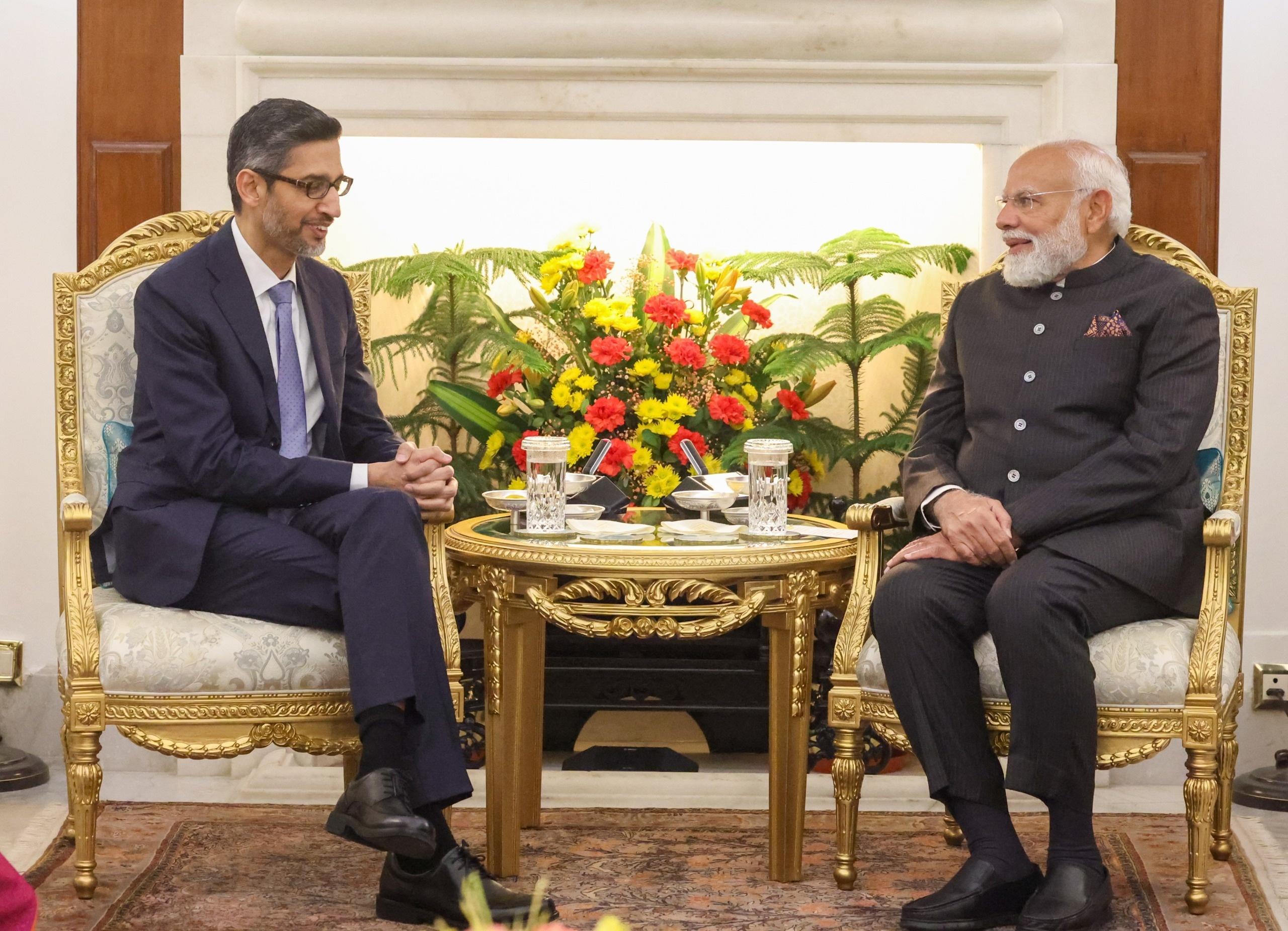 Discussed India’s AI progress, Google’s role in supporting talent: PM Modi after meeting Sundar Pichai