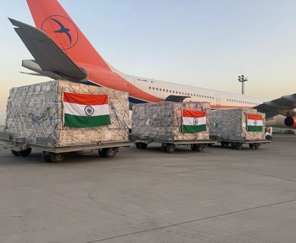 India delivers 73 tonnes of life-saving medical aid to Afghanistan