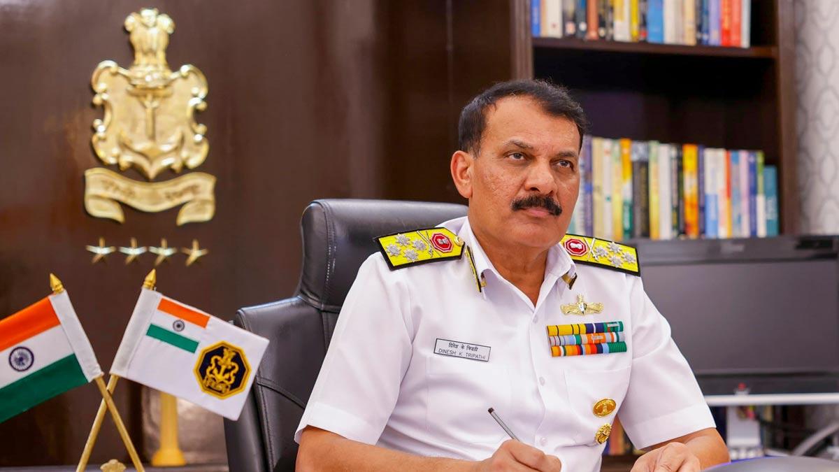 Indian Navy Chief Admiral Dinesh Tripathi