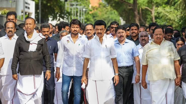 Stalin leads silent march on Karunanidhi's seventh death anniversary, launches new welfare schemes