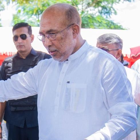 Ex-CM Biren Singh meets HM Shah, urges him to restore normalcy in Manipur