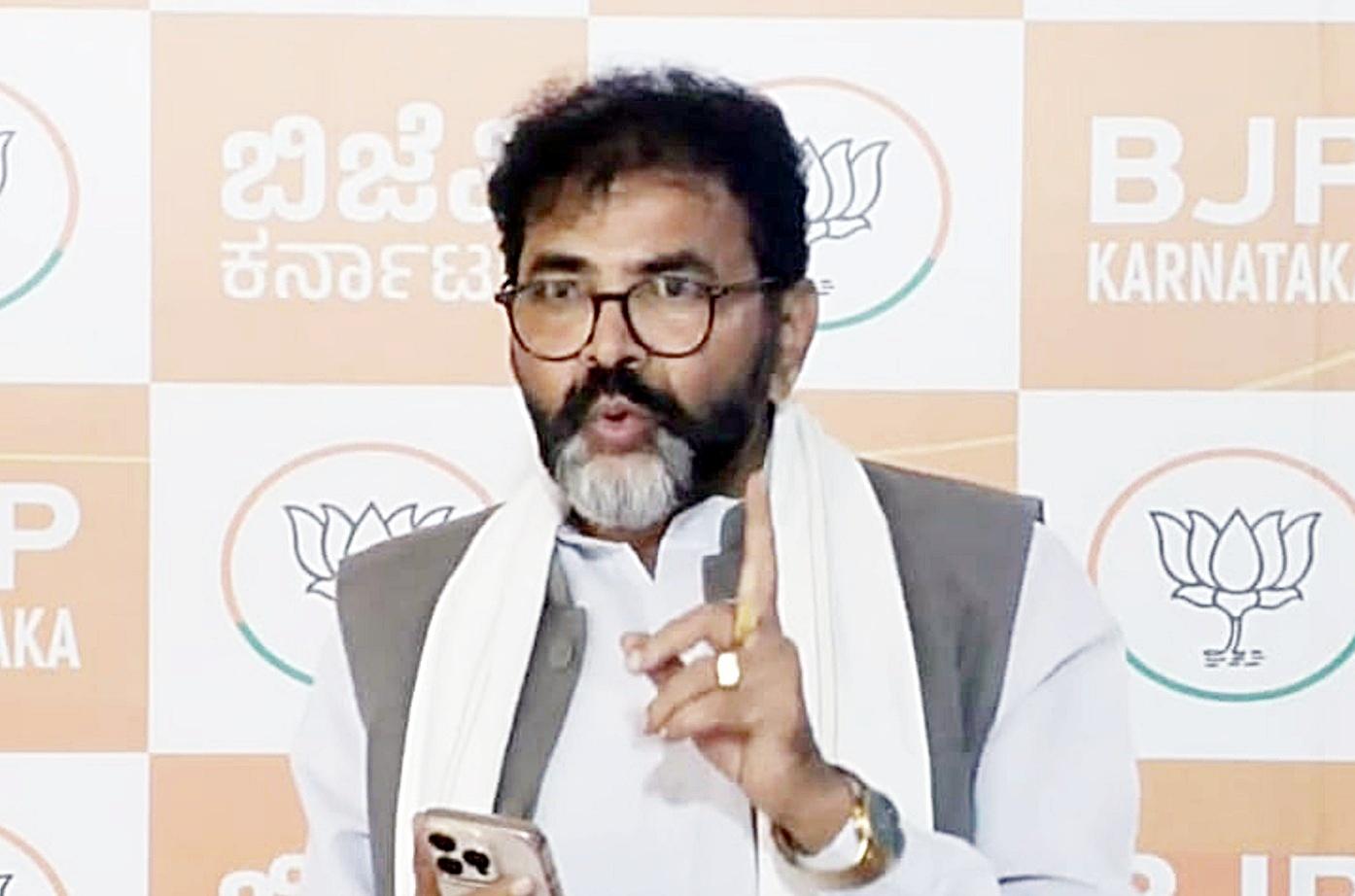 ‘Hold Kharge family responsible if anything happens to me’: BJP’s Narayanaswamy