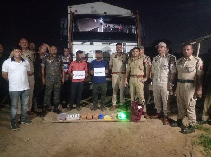 Drugs valued at Rs 11 crore seized in Assam and Manipur; four arrested