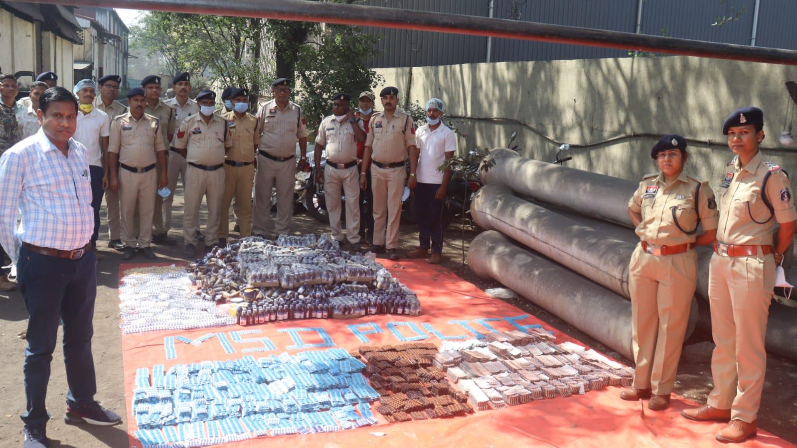 Drugs worth over Rs 1.59 crore destroyed in Chhattisgarh's Mahasamund