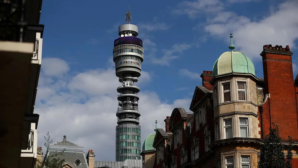 A file photo of BT Tower communications tower in London