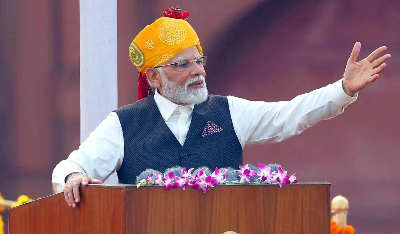 Prez Murmu, Shah, Kharge greet PM Modi on his 73rd birthday