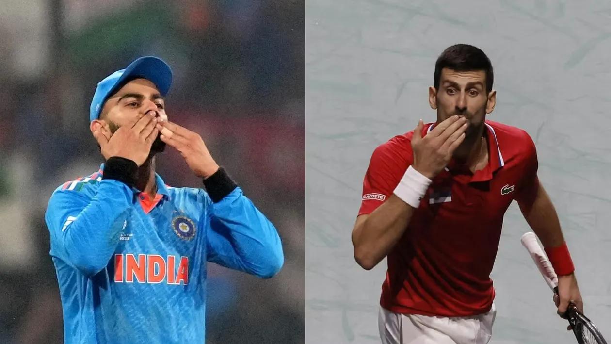 Virat Kohli and Novak Djokovic