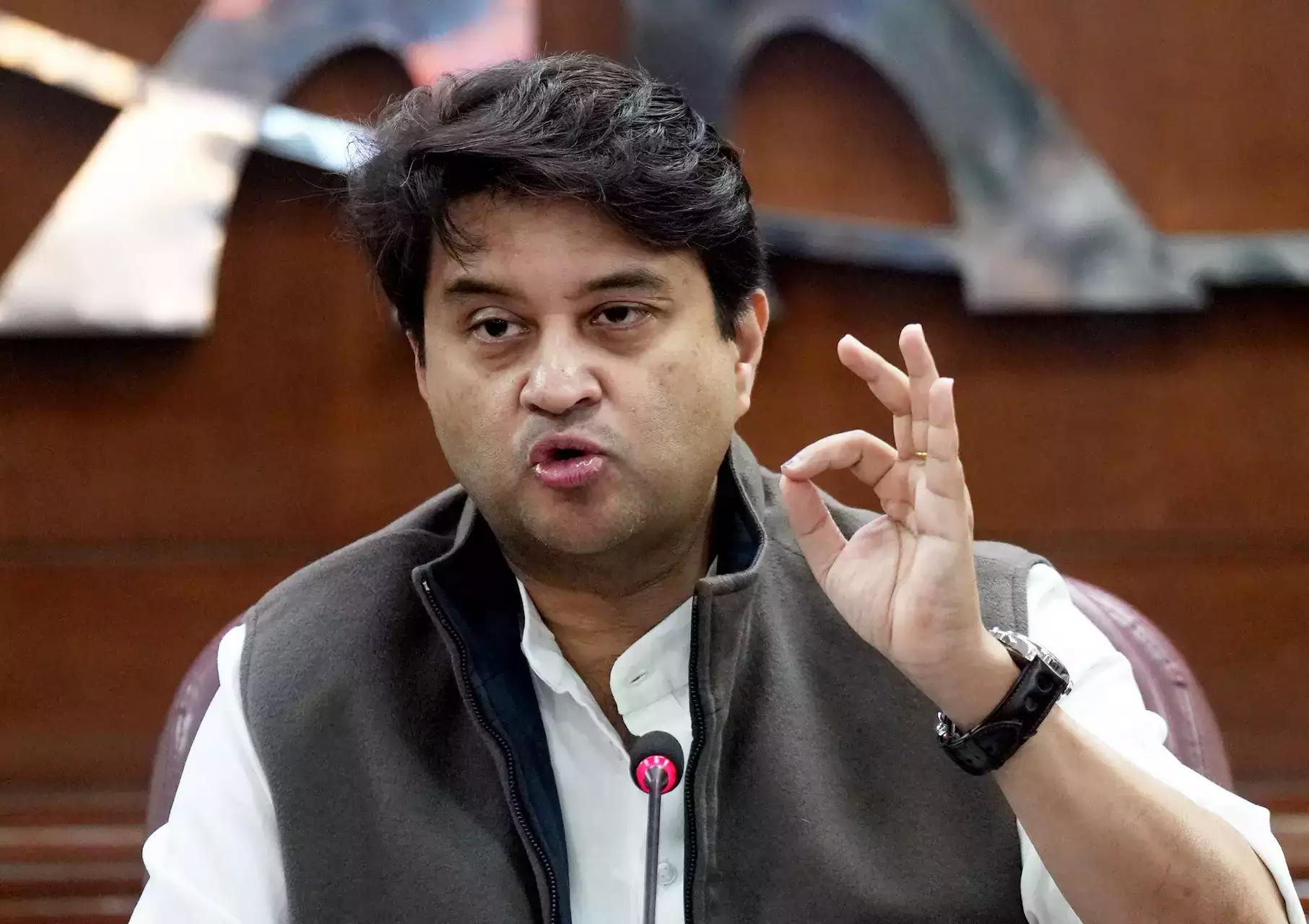 Union Minister Jyotiraditya Scindia