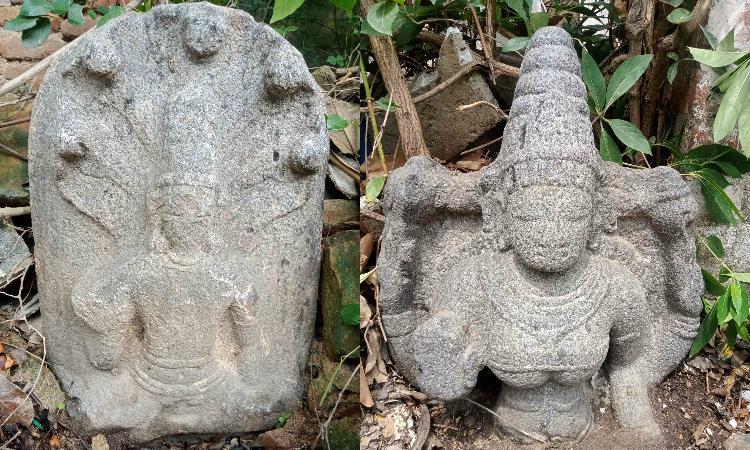 Ancient Chola-era sculptures unearthed near Villupuram village in TN