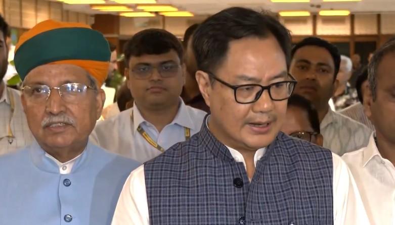 Monsoon Session: All-party meet concludes, Kiren Rijiju terms it 'very positive'