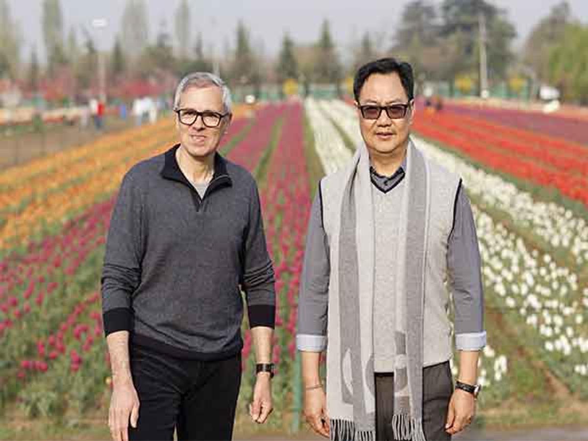 Kiren Rijiju and Omar Abdullah