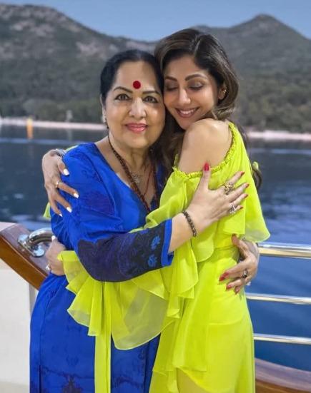 Shilpa Shetty calls mother Sunanda’s hugs her ‘favorite place’ to be in a heartfelt birthday post