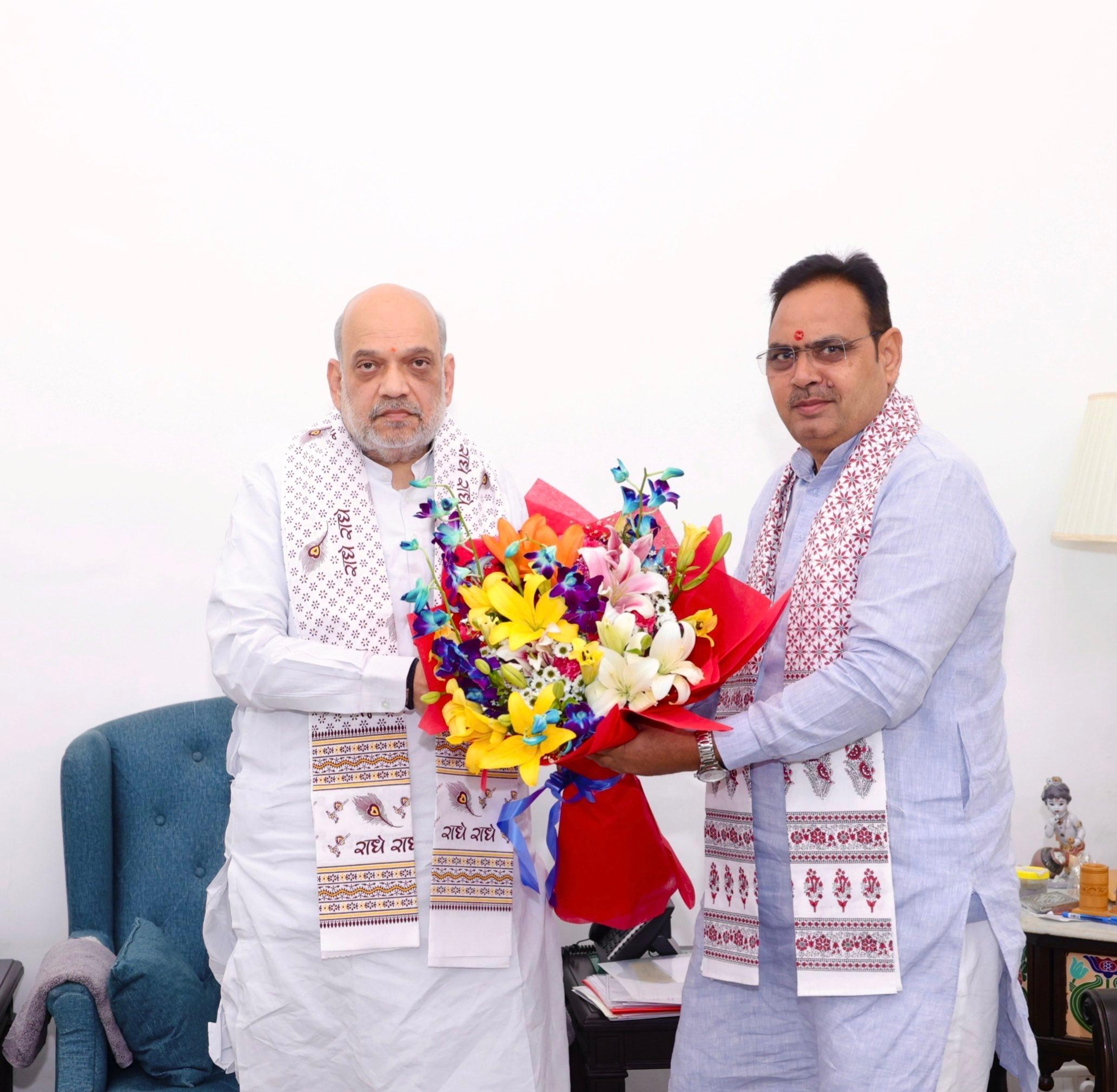 Rajasthan CM meets Union ministers in Delhi, discusses state development & Centre-state coordination