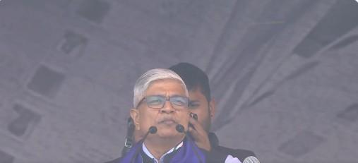 Rajendra Pal Gautam warns of threat to democracy, calls to protect Constitution at Congress' 'Vote Chor, Gaddi Chhod' rally