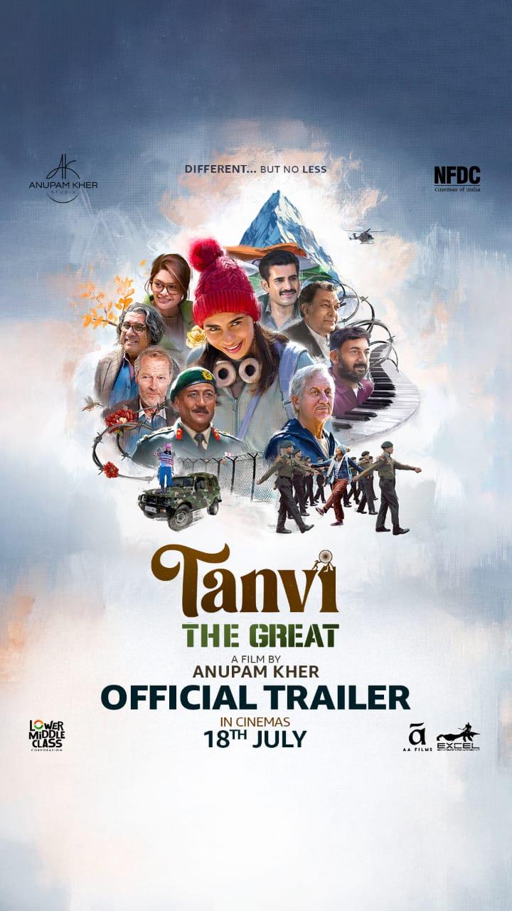 Debutant Shubhangi showcases the story of a girl who is different but no less in the trailer of ‘Tanvi The Great’