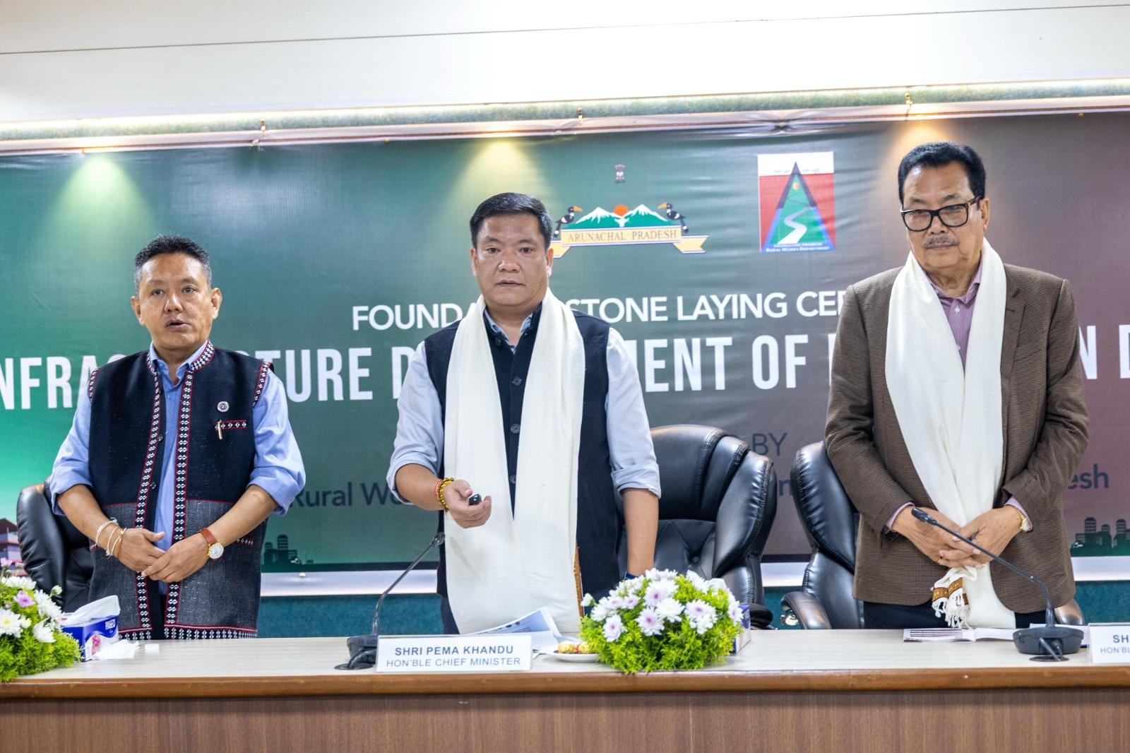 'Shikshit Arunachal 2029' Mission: CM Khandu lays foundation stone for projects worth Rs 750 cr