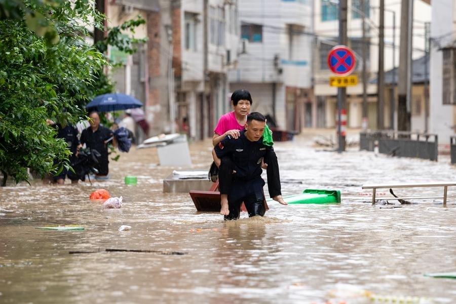 Six killed in China floods