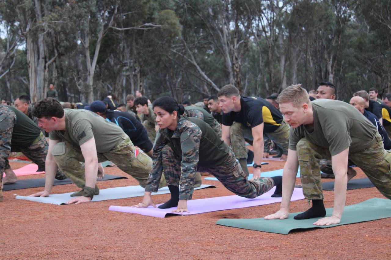 Yoga, tactical drills dominate AUSTRAHIND 2025 activities in Western Australia