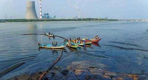 TN fishermen protest against dumping construction material in Enrore River