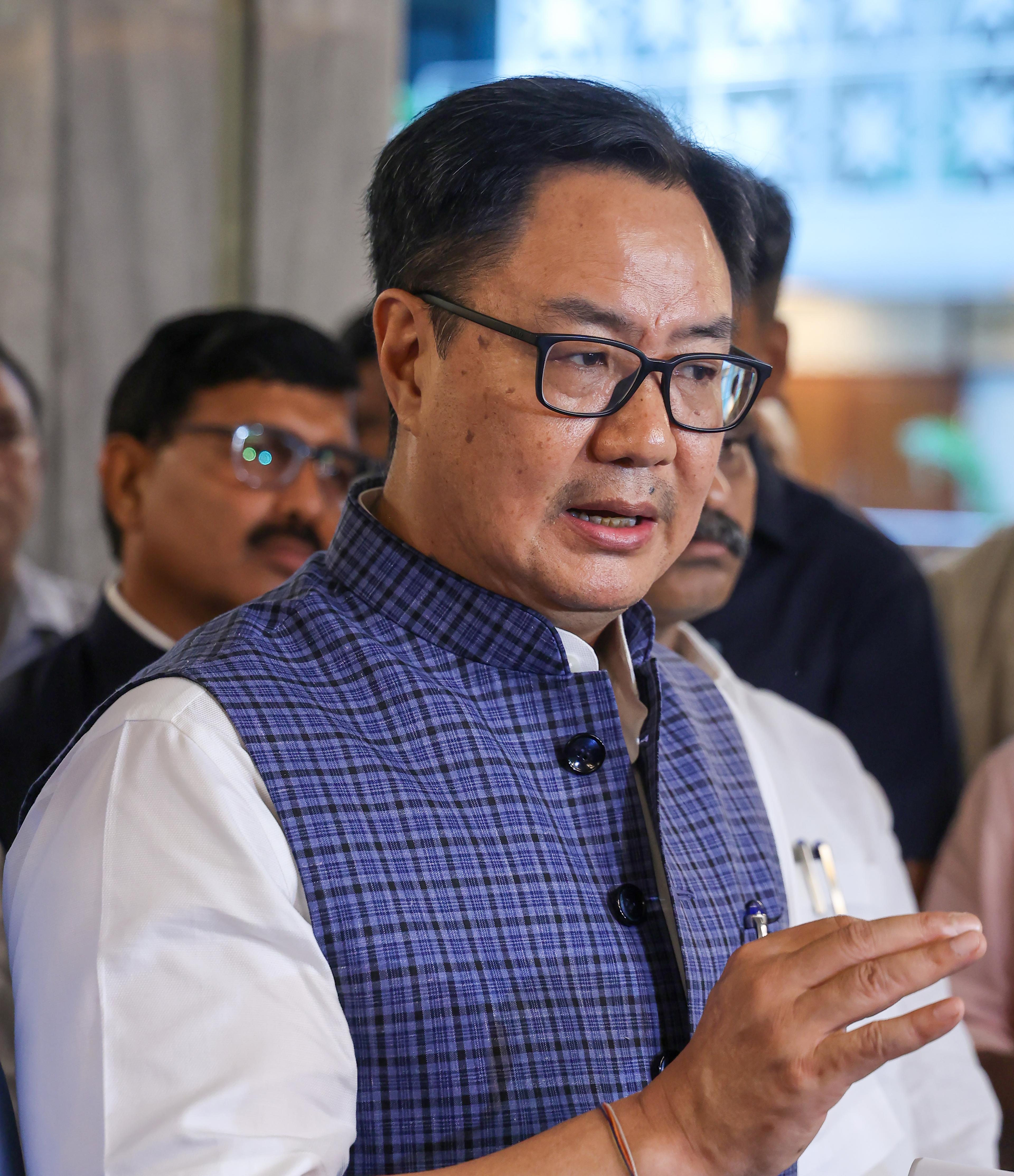 Rijiju says Gen-Z has rejected Cong, stands firmly with PM Modi