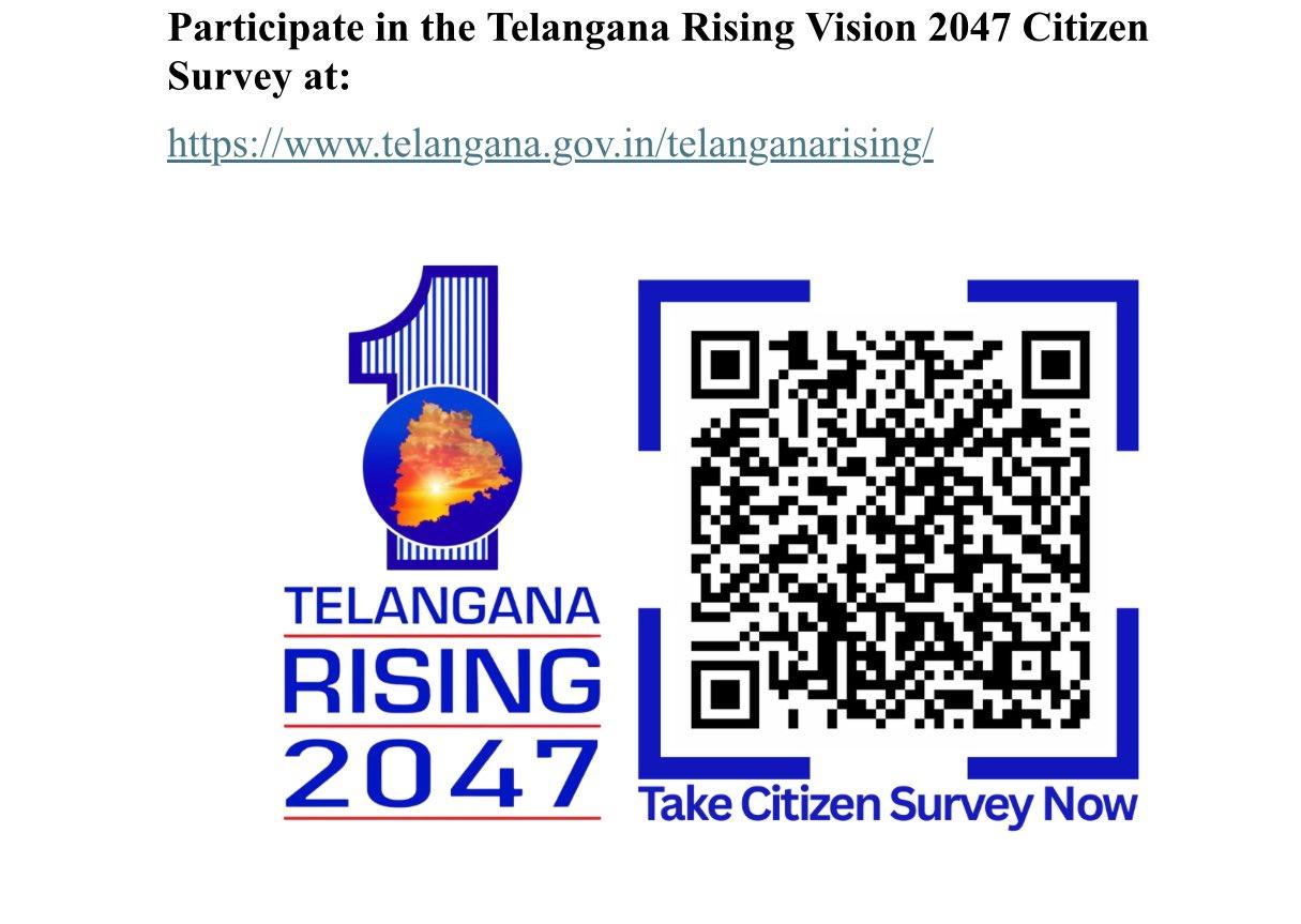Telangana asks employees to participate in survey for Vision 2047