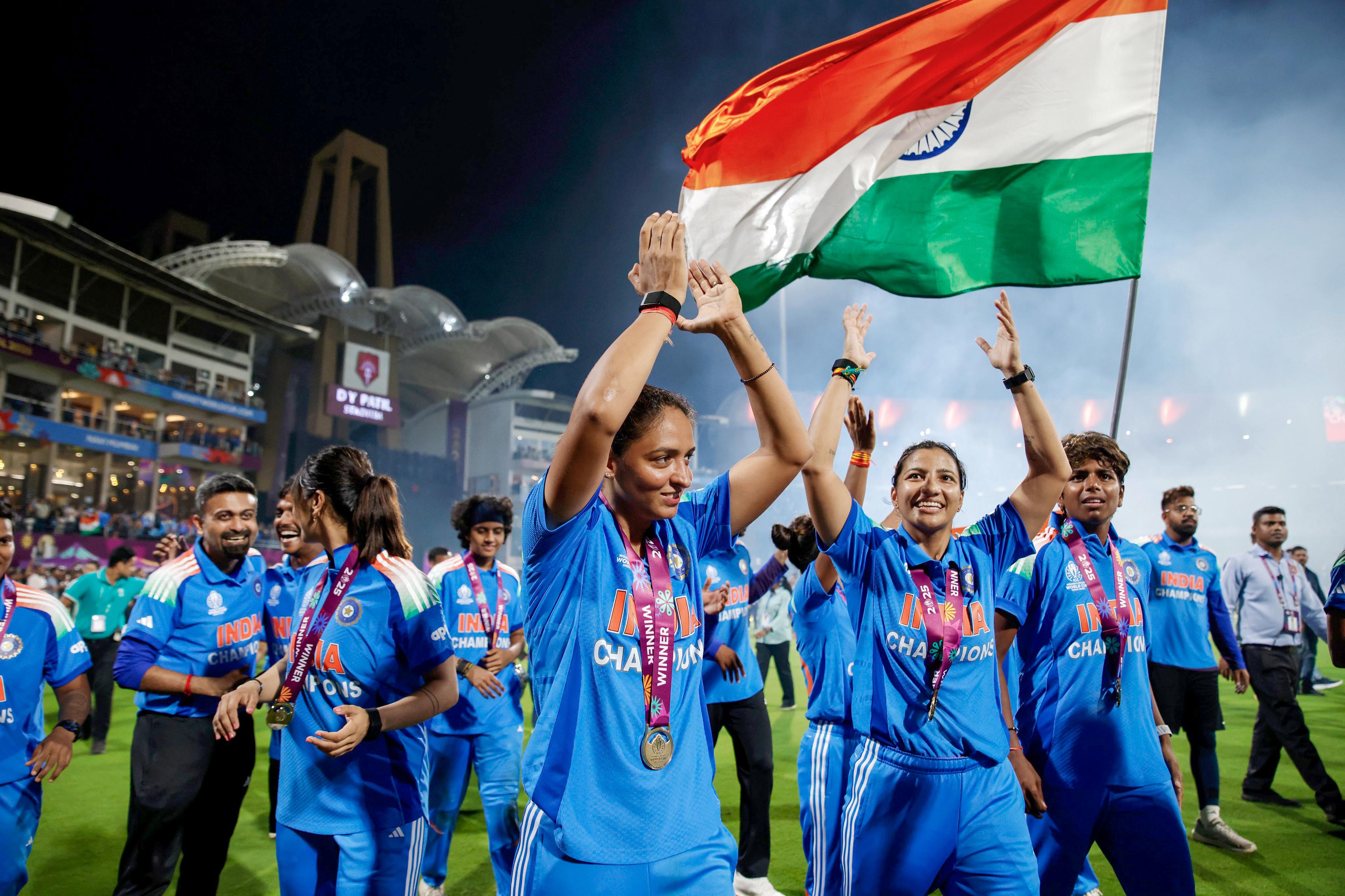 BCCI announces cash prize of Rs 51 cr for India's victorious Women’s World Cup contingent (Ld)