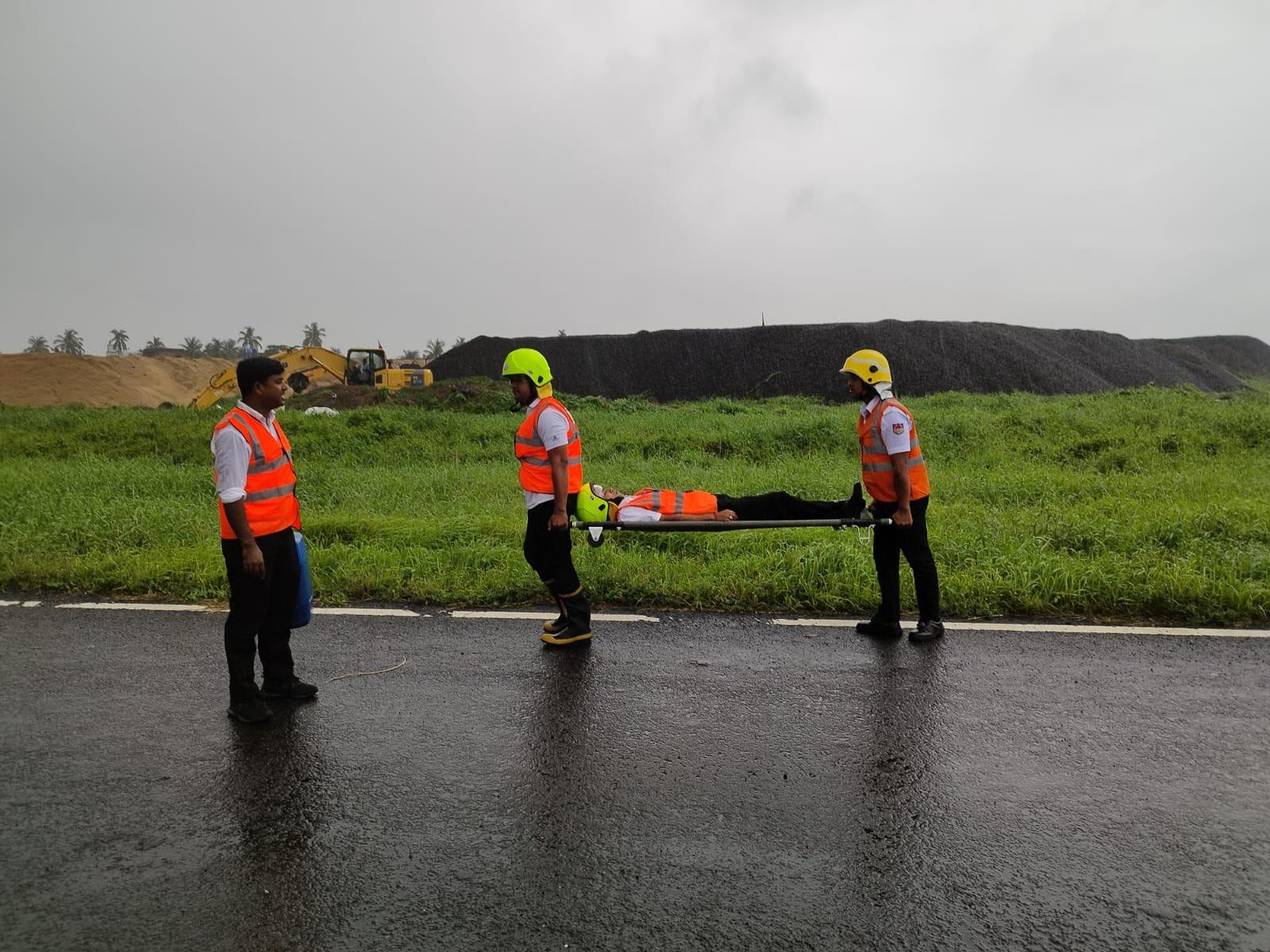 Simulated emergency exercise conducted at Kolkata Airport