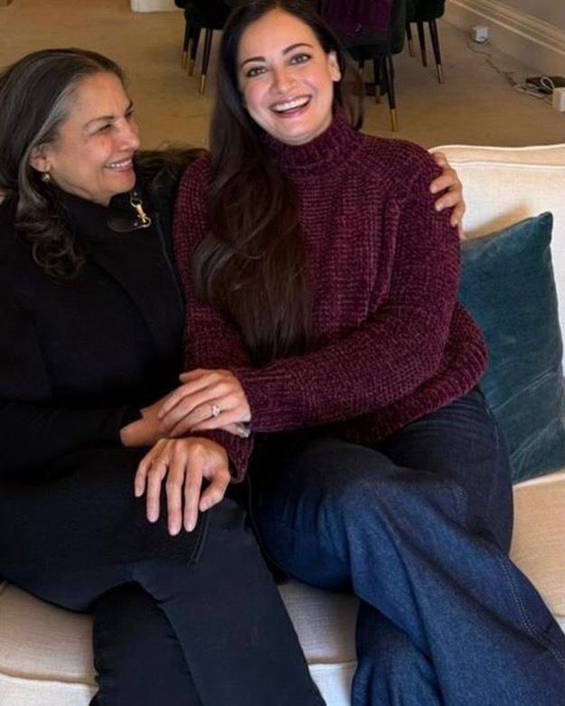 Shabana Azmi enjoys a good time with 'lovely' Dia Mirza in London