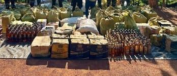 Over 12,000 litres of illicit liquor destroyed in Bihar's Gopalganj