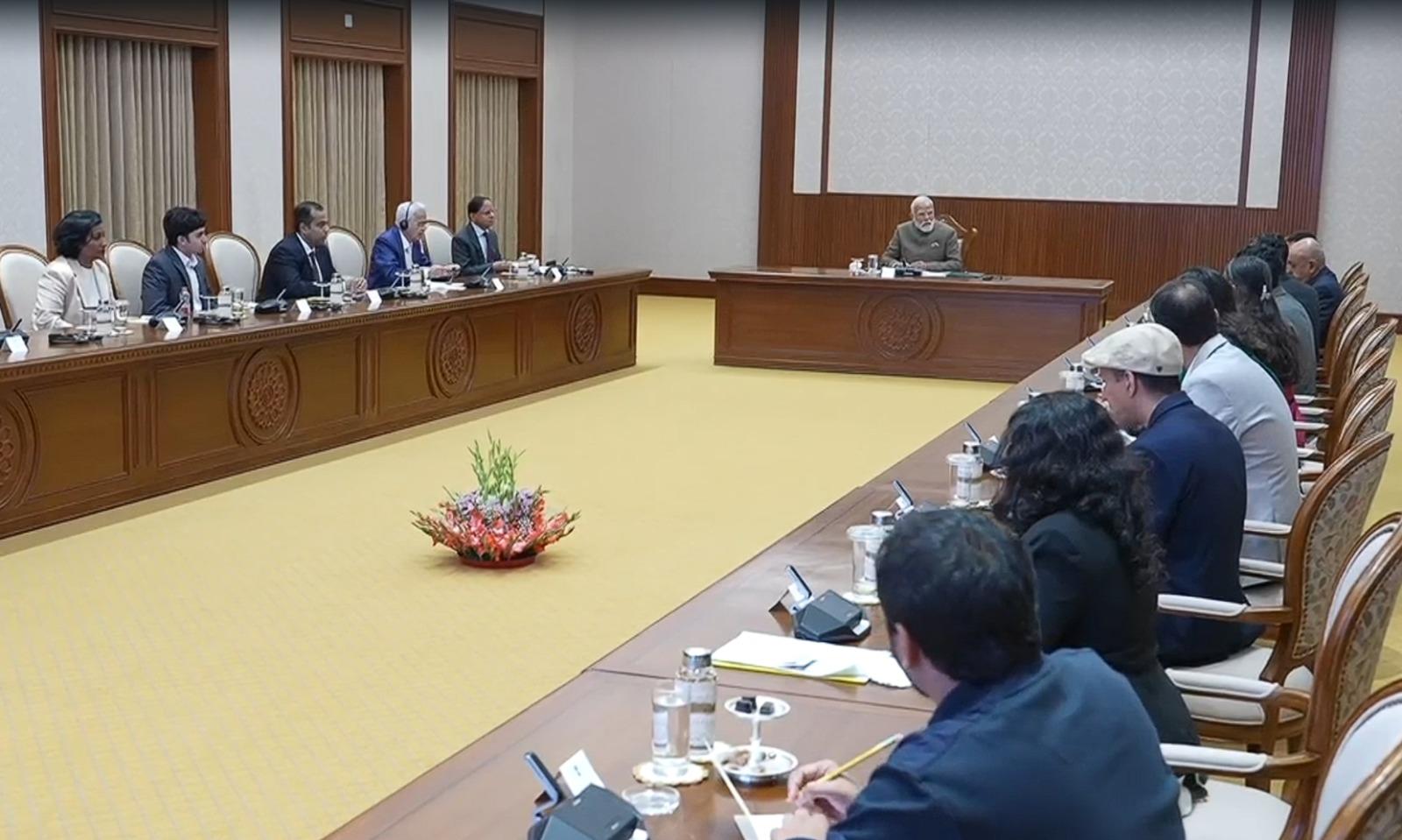 AI startup CEOs laud India’s supportive environment after roundtable with PM Modi