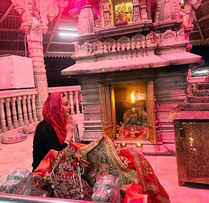 Preity Zinta soaks in Navratri spirit, shares picture from temple visit