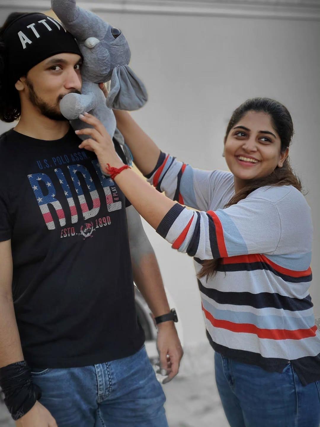 Gautham Ram Karthik pens adorable birthday wish for wife Manjima; calls her a "blessing"!