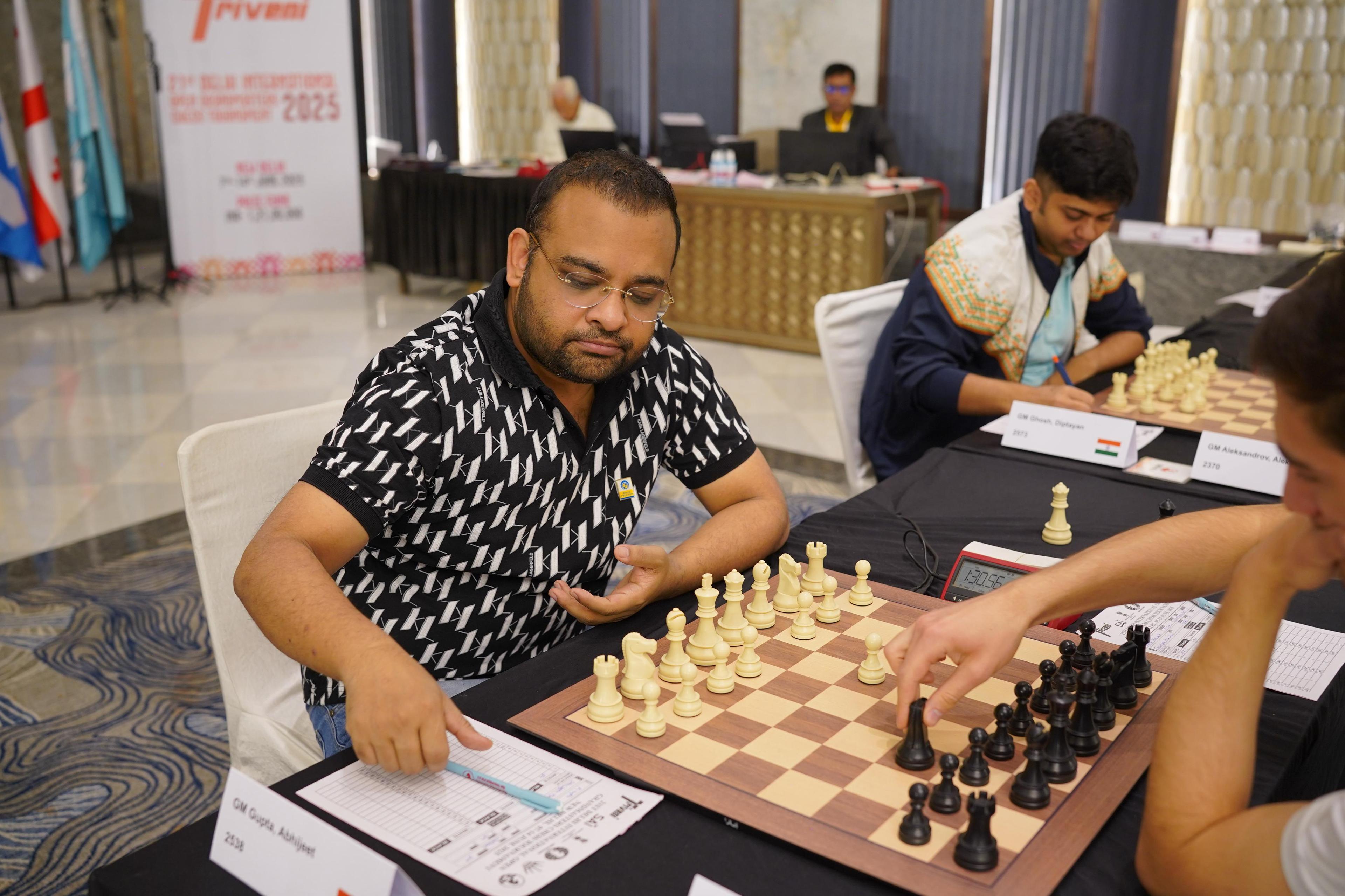 Delhi Open Chess: Abhijeet Gupta seizes sole lead as Round 7 shakes up leaderboard