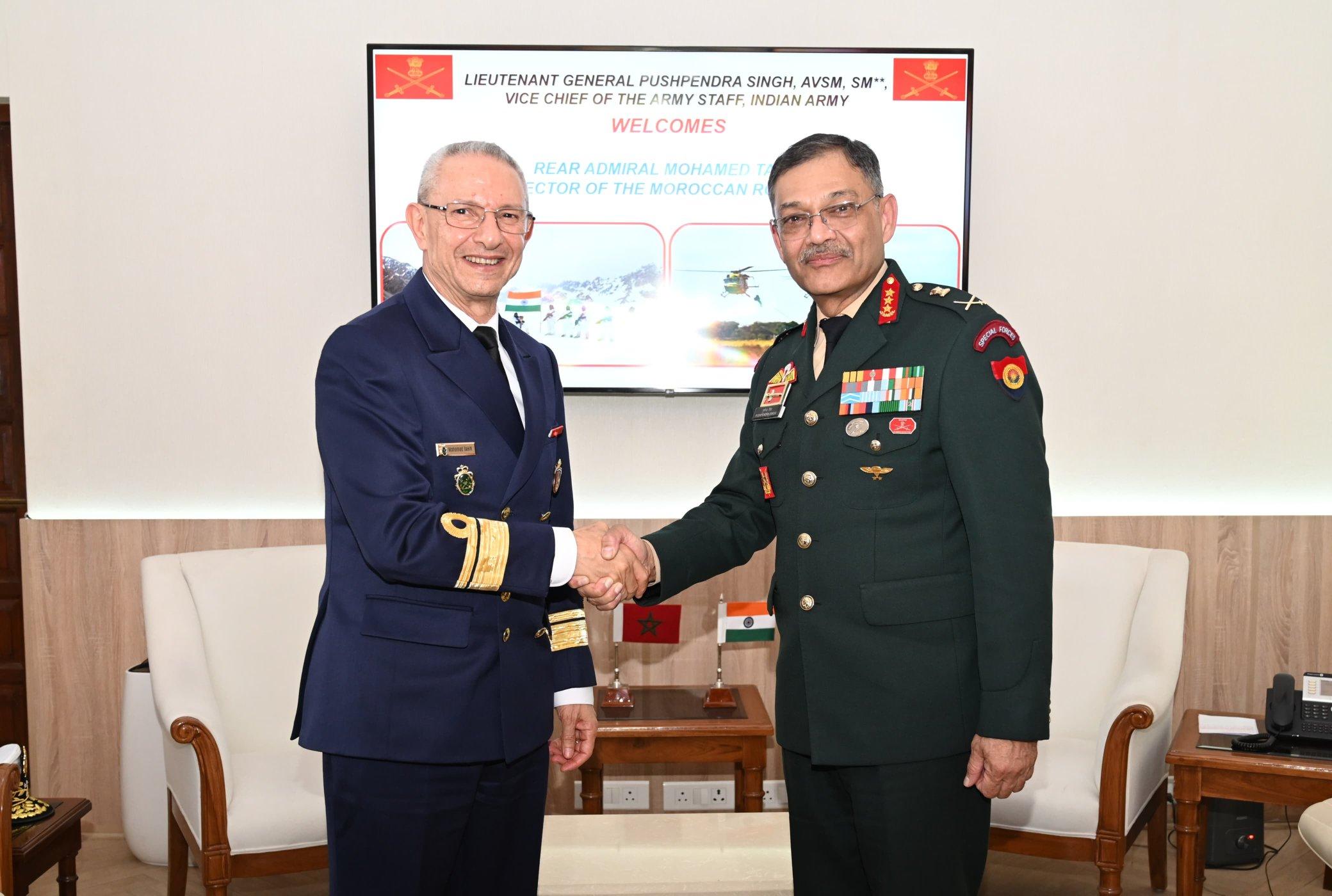 India and Morocco discuss fostering deeper military engagement
