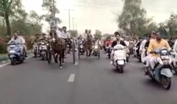 10 held in Delhi for organising 'horse cart race'