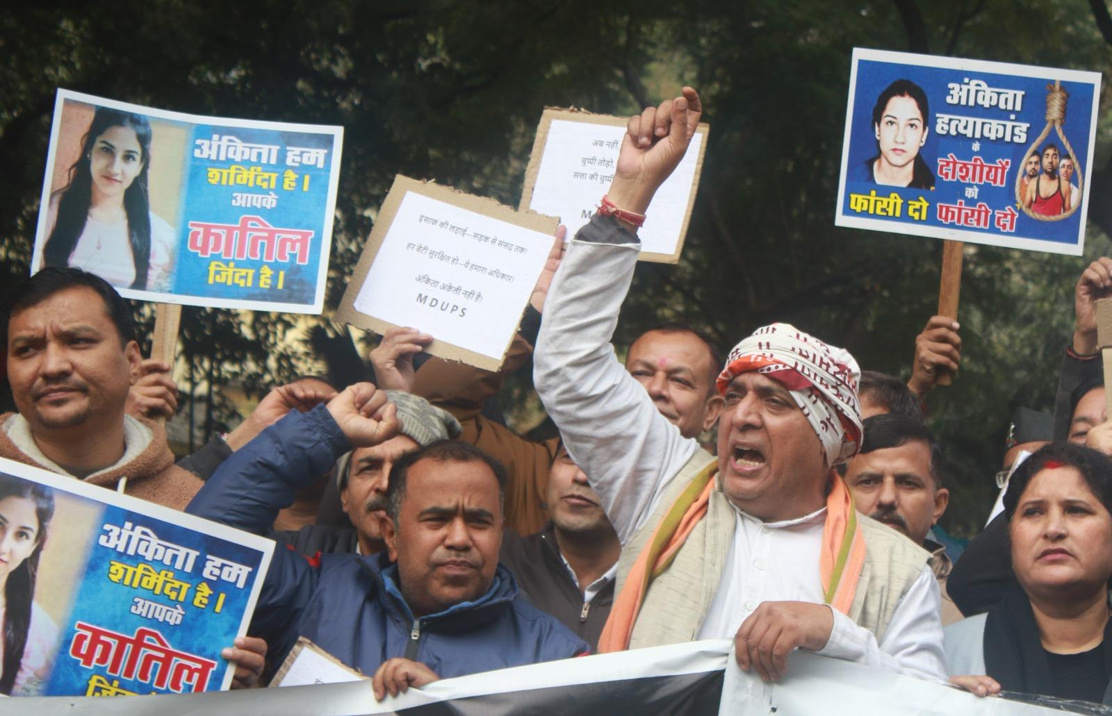 Ankita Bhandari murder case: Protests reach Delhi, demand for CBI probe renewed