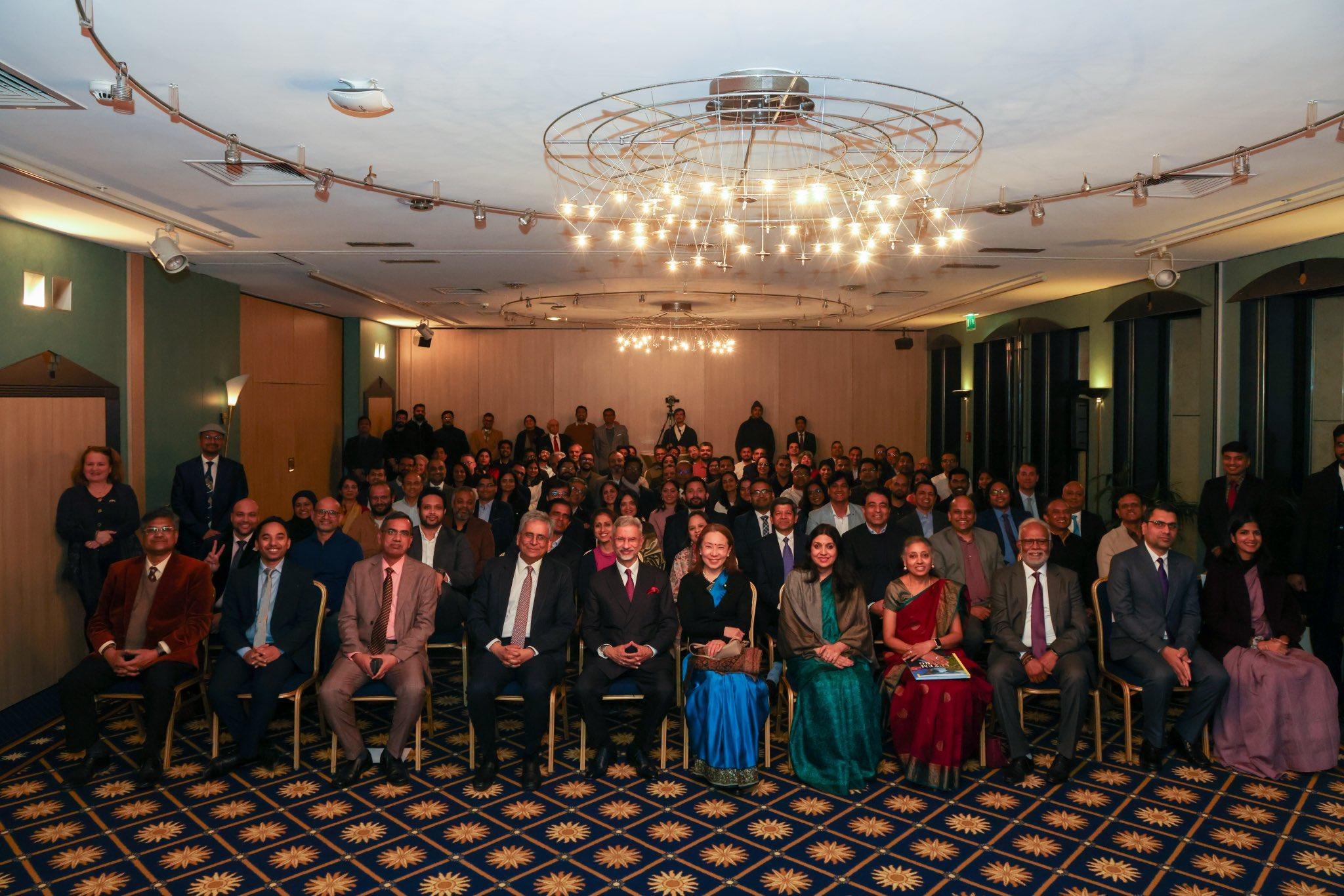 EAM Jaishankar meets Indian diaspora in Luxembourg, lauds their valuable contributions