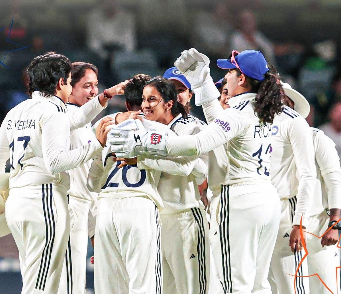 Pink-ball Test: Perry, Sutherland take Australia to 96/3, trail India by 102 runs at stumps