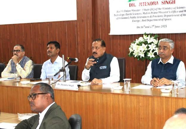 Union Minister Jitendra Singh reviews progress of science and technology institutes in Northeast
