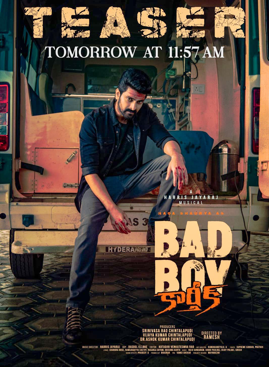 Teaser of Naga Shaurya’s 'Bad Boy Karthik' released