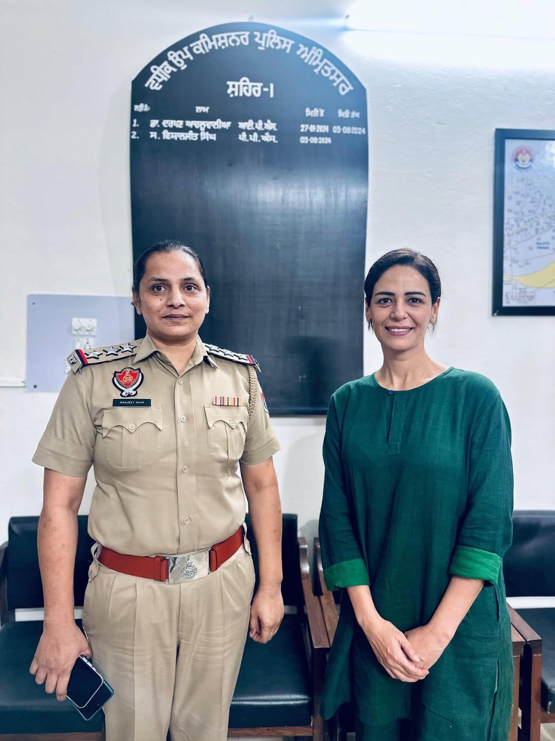 Mona Singh learned how to salute from a real female cop for 'Kohrra 2'