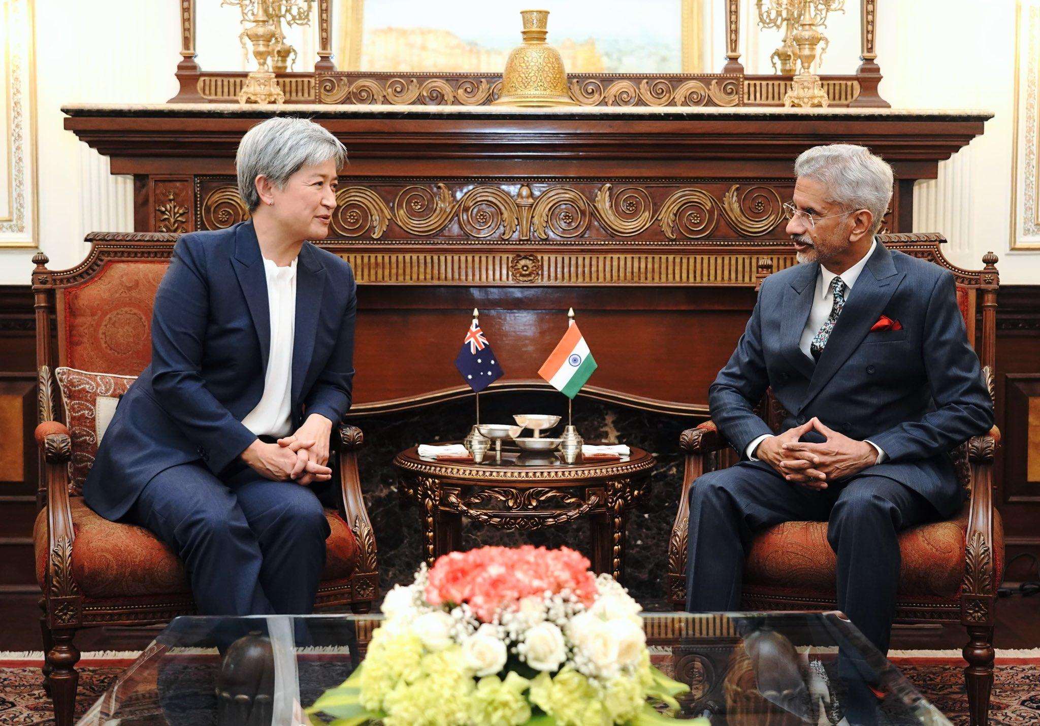 EAM Jaishankar, Australian Foreign Minister discuss zero tolerance against terrorism
