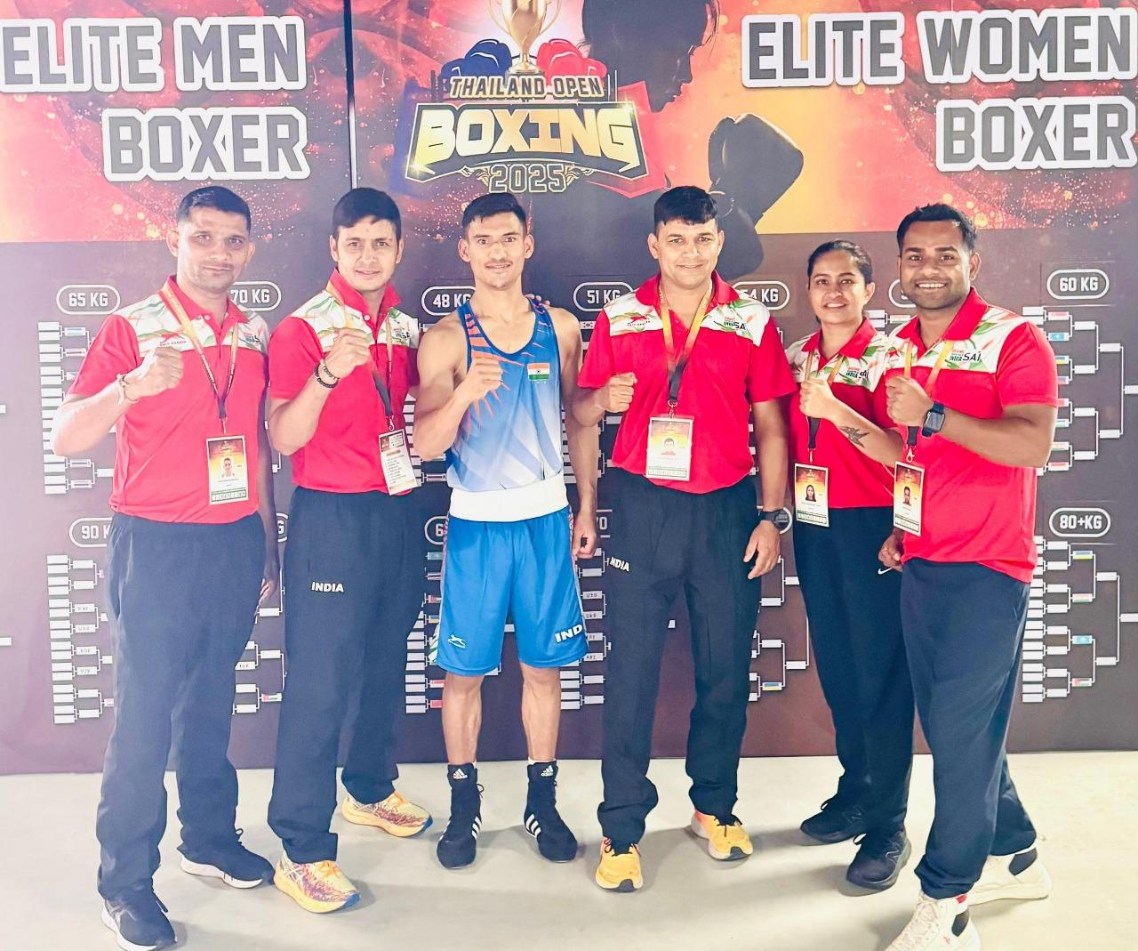 Thailand Open boxing: Pawan Bartwal storms into quarters with dominant 5-0 win